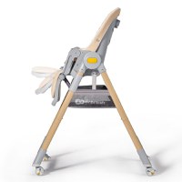 Scaun de masa pentru copii 2 in 1 Kinderkraft Lastree Wooden - 6