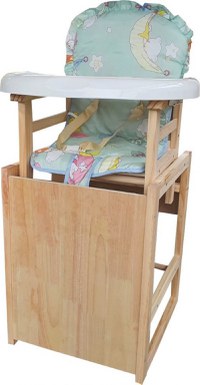 Scaun de masa pentru copii si bebe Novokids Wooden Table Chair Verde transformabil in masuta, din lemn masiv, centura de siguranta, sezut detasabil, masuta detasabila - 3