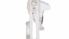 Scaun de masa pliabil 2 in 1, ajustabil pe inaltime, cu centura de siguranta si 2 tavite, Colibro Noto Dove