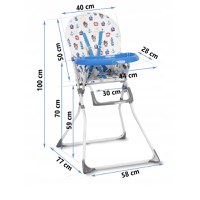 Scaun de masa Ricokids Fando Ocean - 5