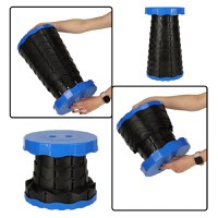Scaun telescopic pliabil 24 cm Blue - 7