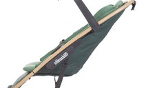 Scaunel balansoar Chipolino Senso Basil Wood cu spatar reglabil, bara de jucarii, suport pentru cap, centuri de siguranta, pliere compacta