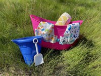 Scutec chilotel refolosibil pentru inot Charlie Banana marime M Banana Fiesta - 1