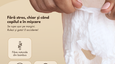 Scutece chilotel din bambus Zuluff  marimea 6, 15-20 kg, 24 bucati