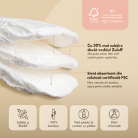 Scutece chilotel din bambus Zuluff  marimea 6, 15-20 kg, 24 bucati - 3