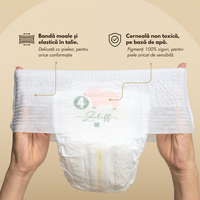 Scutece chilotel din bambus Zuluff  marimea 6, 15-20 kg, 24 bucati - 5