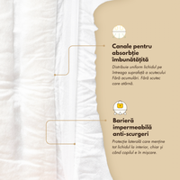 Scutece din bambus Zuluff marimea 3, 6-11 kg, 30 bucati - 2