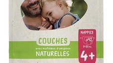 Scutece ecologice hipoalergenice Tidoo, marimea 4+ (9-20 kg), 42 bucati
