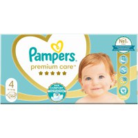 Scutece Pampers Premium Care Mega Box Marimea 4, 9-14 kg, 104 buc - 1
