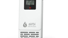 Senzor pentru temperatura si umiditate afisaj LCD alb AirBi BI1010