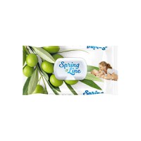 Servetele umede cu extract din ulei de masline Spring Line Pop Up 72 bucati in cutie cu capac - 1
