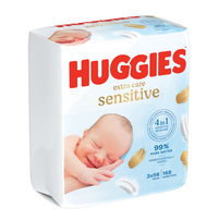 Servetele umede Huggies Pure Extra Care 3 pachete x 56 168 buc - 7
