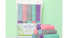 Set 10 servetele textile moi Bambino Mio Cloud