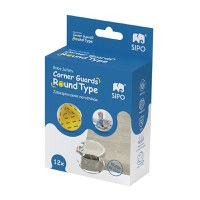 Set 12 coltare din silicon Sipo Baby Safety pentru protectie ridicata la colturile mobilei - 1