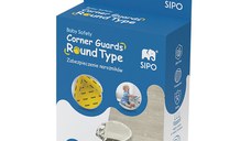 Set 12 coltare din silicon Sipo Baby Safety pentru protectie ridicata la colturile mobilei