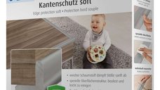 Set 2 benzi de protectie universala Reer din spuma poliuretan pentru muchii si colturi  gri 2 x 1 m