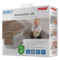 Set 2 benzi de protectie universala Reer din spuma poliuretan pentru muchii si colturi  gri 2 x 1 m - 1