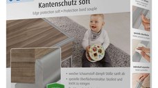 Set 2 benzi de protectie universala Reer din spuma poliuretan pentru muchii si colturi  gri 2 x 1 m