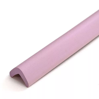 Set 2 benzi protectie muchii si margini Car Boy Safety din spuma mov pastel 24x900x22x6 mm - 1