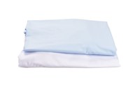 Set 2 cearsafuri patut 120x60 cm bumbac albbleu - 3