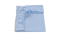 Set 2 cearsafuri patut 120x60 cm bumbac albbleu - 2