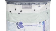 Set 2 cosuri de depozitare KikkaBoo 18cm si 14cm Bear with me Mint