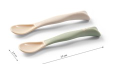 Set 2 lingurite flexibile Babyono BejVerde