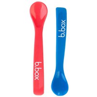 Set 2 lingurite flexibile de silicon b.box albastru si rosu - 7