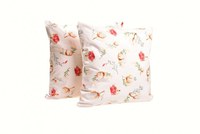 Set 2 perne decorative Flori de bumbac 50x50 cm - 1