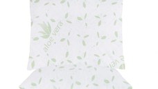 Set 2 perne Somnart Belina Aloe Vera din microfibra, lavabile la masina 60 x 60 cm