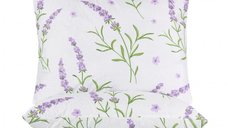 Set 2 perne Somnart Belina lavanda din microfibra, lavabile la masina 50 x 70 cm