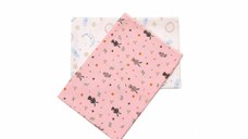 Set 2 scutece finet bebelusi KidsDecor The Bunnies and the Dreamy Sky 70x70 cm