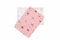 Set 2 scutece finet bebelusi KidsDecor The Bunnies and the Dreamy Sky 70x70 cm - 1