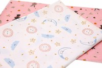 Set 2 scutece finet bebelusi KidsDecor The Bunnies and the Dreamy Sky 70x70 cm - 3