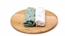 Set 2 scutece finet bebelusi KidsDecor The Stars and the Dreamy Sky 70x70 cm