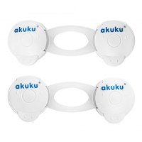 Set 2 sigurante multifunctionale Akuku Safety lock alb - 4