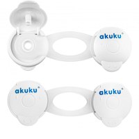 Set 2 sigurante multifunctionale Akuku Safety lock alb - 2