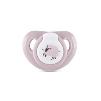 Set 2 suzete din silicon moale Mellow Rose cu capac 0 luni+ - 4