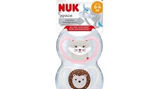 Set 2 suzete Nuk Space din silicon M1 0-6 luni
