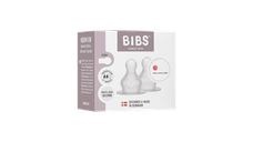 Set 2 tetine pentru biberon Bibs Silicon cu flux mediu