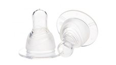 Set 2 tetine silicon super fin Minut Baby 3+