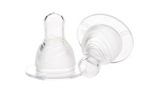 Set 2 tetine silicon super fin Minut Baby 3+