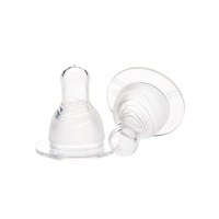 Set 2 tetine silicon super fin Minut Baby 3+ - 1