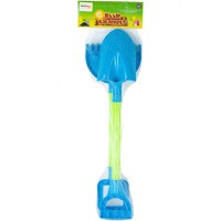 Set 2 ustensile de joaca pentru nisip Lopata si Grebla Blue - 1