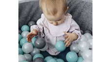 Set 200 bile din plastic colorate albverde mentagri 7 cm Flumi