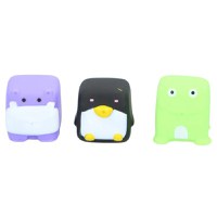 Set 3 jucarii de baie Eddy Toys pinguin hipopotam broscuta - 2
