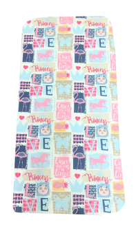 Set 3 piese paturica cu cearsaf si pernuta 120x60 cm Princess - 1