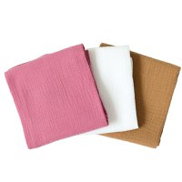 Set 3 scutece de muselina Pinky Biscuit - 5