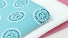 Set 3 scutece de muselina Pinky Mandala
