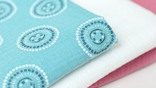 Set 3 scutece de muselina Pinky Mandala